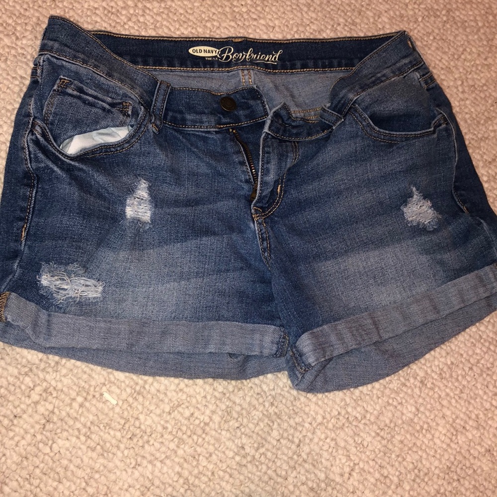 Denim shorts